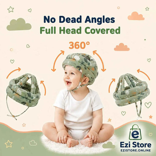 Baby Head Protection Helmet | Anti-Collision Safety Cap for Toddlers ezistore
