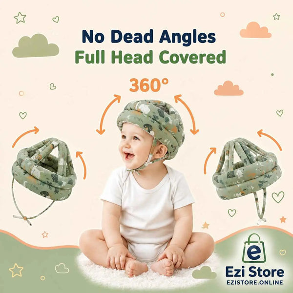 Baby Head Protection Helmet | Anti-Collision Safety Cap for Toddlers ezistore