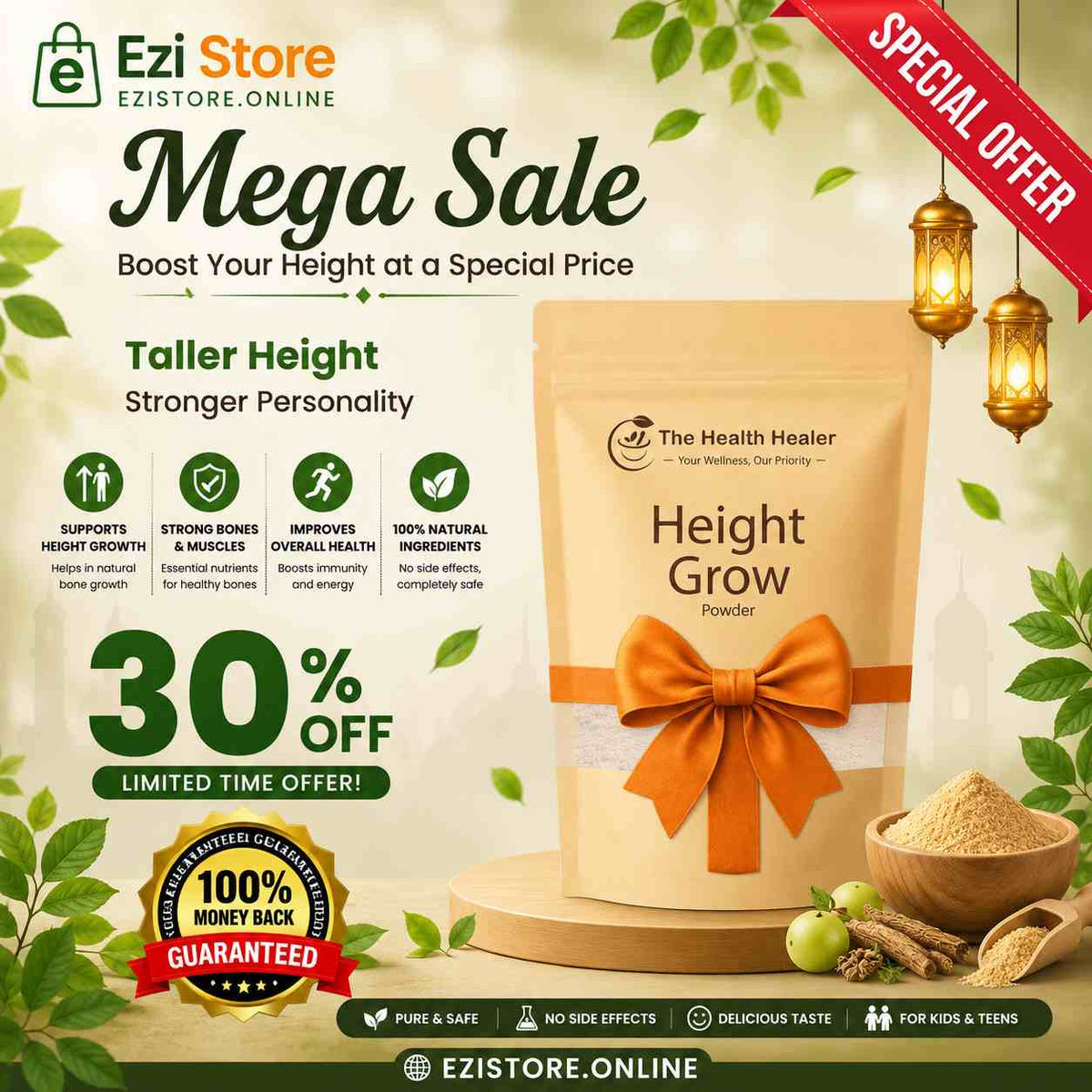 Height Powder (for Bone Growth)