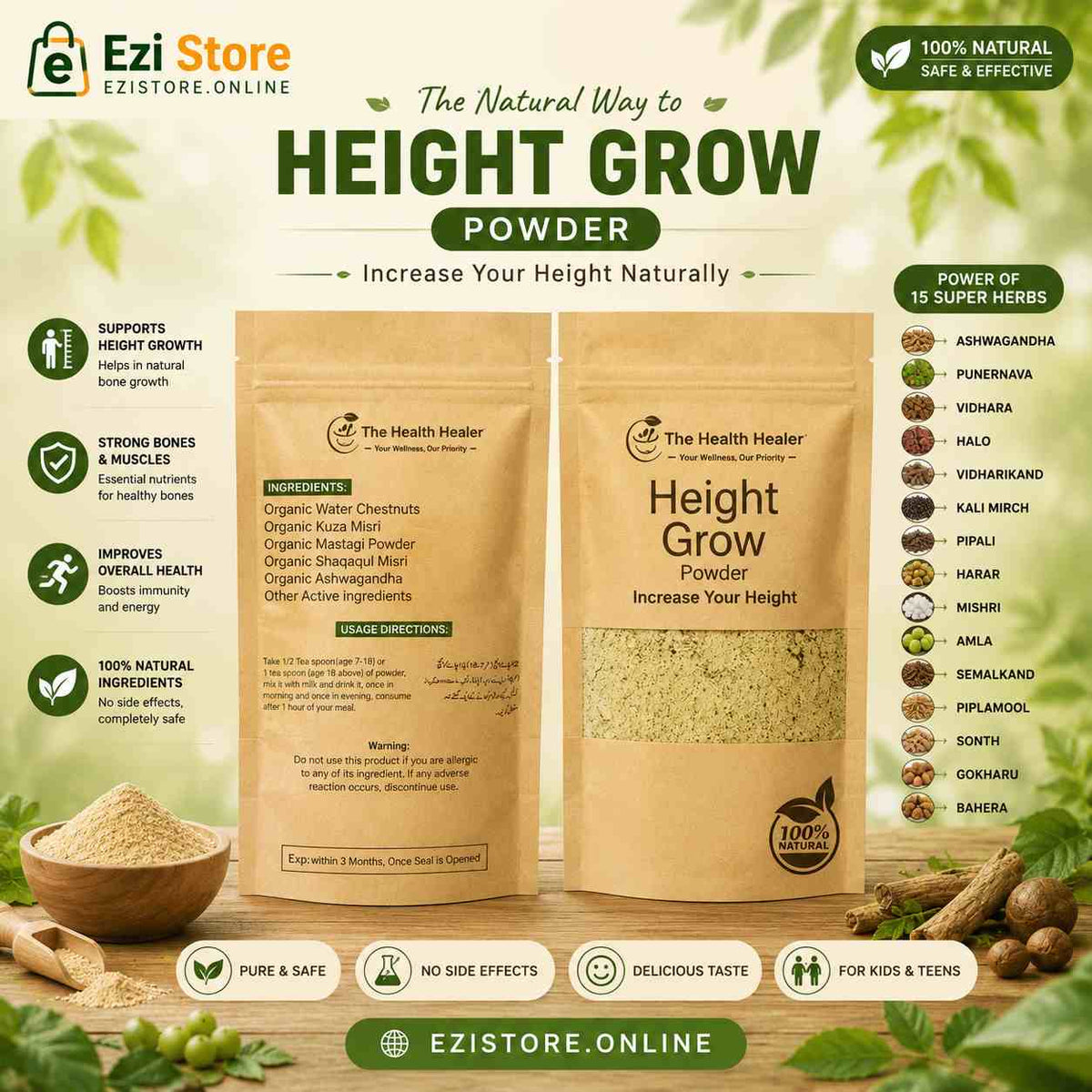 Height Powder (for Bone Growth)