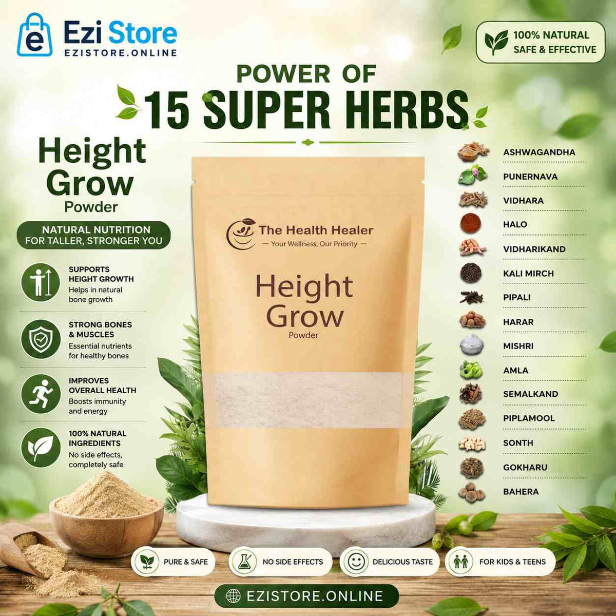 Height Powder (for Bone Growth)