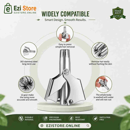 Manual Nose Hair Trimmer Set for Men and Women Ezi Store
