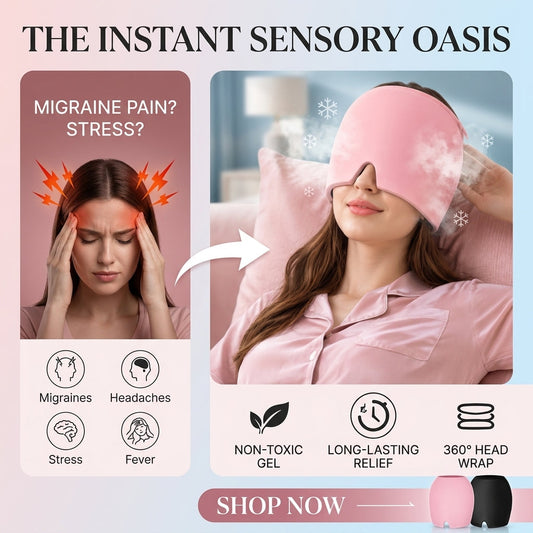Hot & Cold Therapy Migraine Relief Cap Ezi Store